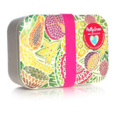 Tropical Fruit Eco Bamboo Fibre Lunch Box Lunchbox Foxyavenue UK